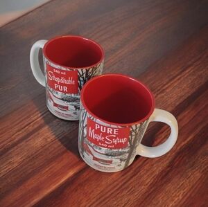 🍁Pure Maple Syrup Mug Set, Bilingual